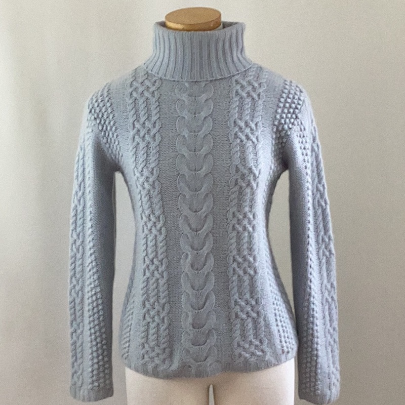 100% Cashmere Hand Knit Sweater
